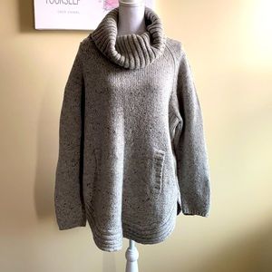 50/50 Acrylic/Wool sweater-poncho. Cynthia Rowley